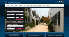 Desktop Screenshot of destinfinehomes.com