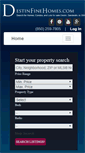 Mobile Screenshot of destinfinehomes.com